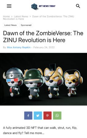 Dawn of the ZombieVerse: The ZINU Revolution is Here